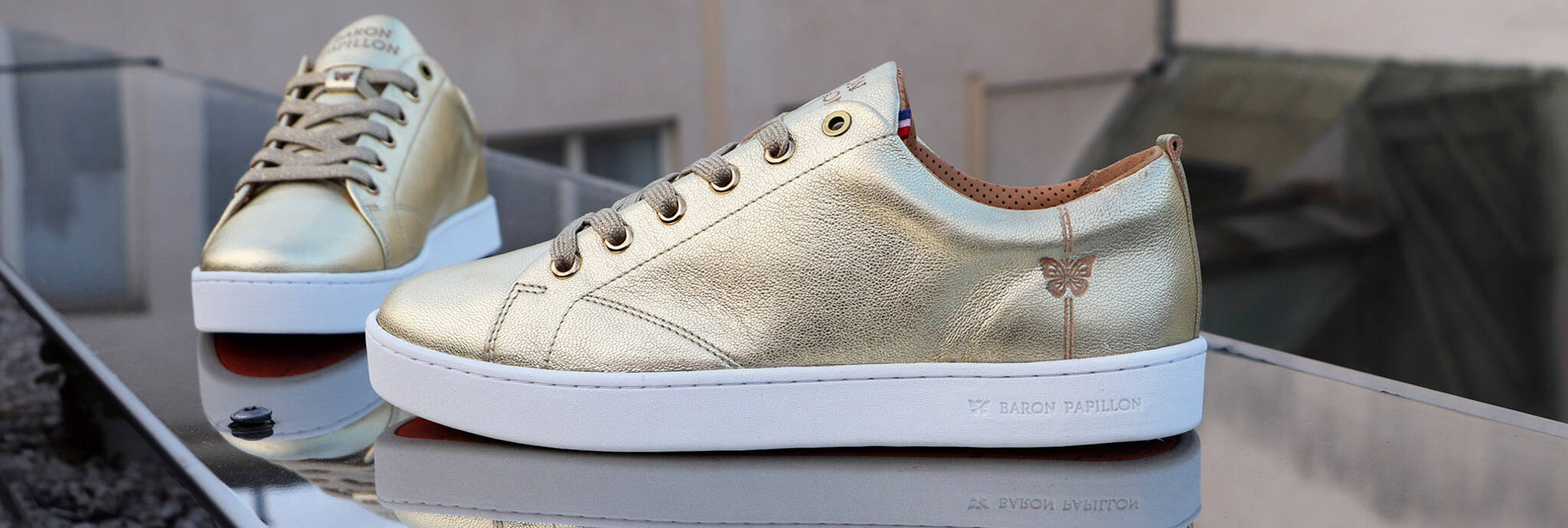 Sneakers de luxe tillverkade i Frankrike