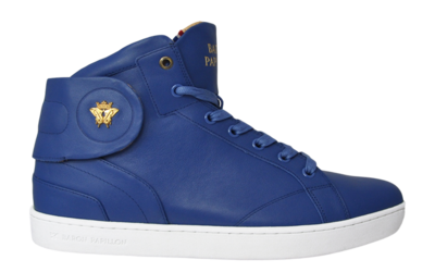 Sneaker Baron Papillon Mid Royal Bleu - lateral