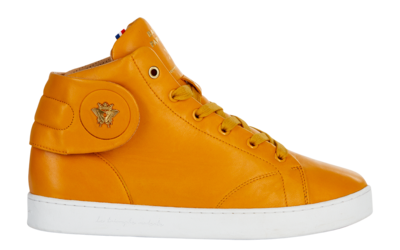 Sneaker Baron Papillon Mid Royal apricot yellow - vue latérale