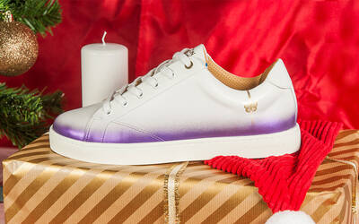 couleur pourpre chaussures