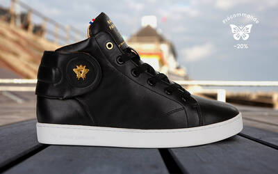 Sneaker Baron Papillon Mid Royal noir