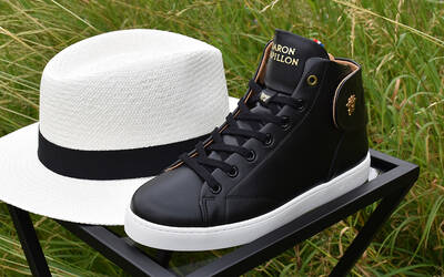 Sneaker Baron Papillon Mid Royal noir