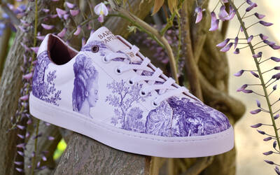 Sneaker Barons Papillom Basse Marie-Antoinette violette