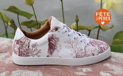 Sneakers Baron Papillon Basse Marie-Antoinette vieux rose
