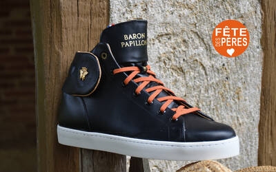 Sneaker Baron Papillon Mid Royal noir