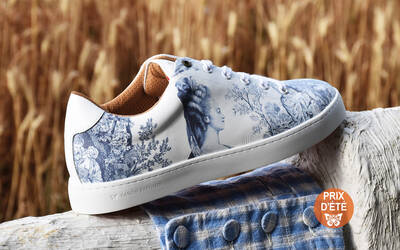 Sneaker Baron Papillon Basse Marie-Antoinette bleu