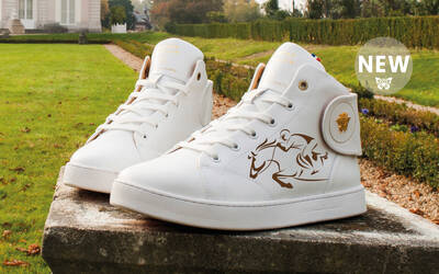 Sneaker Baron Papillon Mid blanche Rider