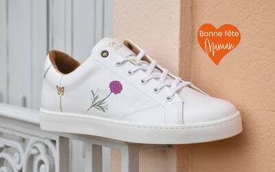 Sneaker Baron Papillon Basse blanche Fête des mères