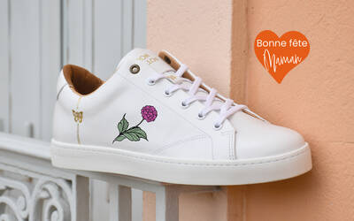 Sneaker Baron Papillon Basse blanche Fête des mères