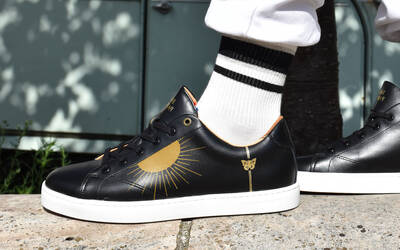 Sneaker Baron Papillon Basse Noire Mille feux
