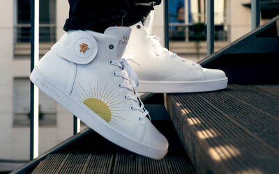Sneaker Baron Papillon Mid Blanche Mille Feux