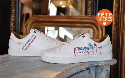 Sneaker Baron Papillon Basse Blanche French Lovers