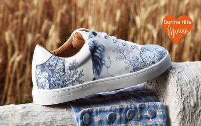 Sneaker Baron Papillon Basse Marie-Antoinette bleu