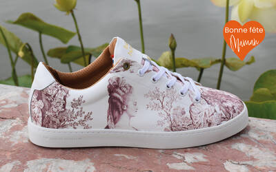 Sneakers Baron Papillon Basse Marie-Antoinette vieux rose