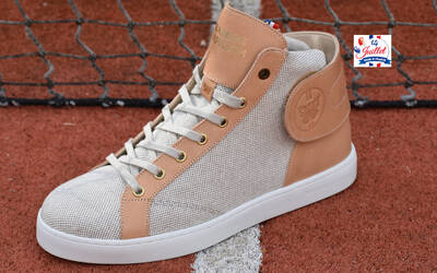 Sneakers Barons Papillom basse toile champagne