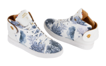 
      Sneaker Baron Papillon Mid Marie-Antoinette bleue
  