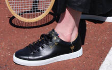 
      Baron Papillon Low Black Initials Sneaker
  