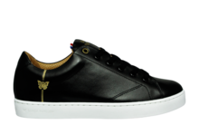 
      Baron Papillon Low Black Initials Sneaker
  