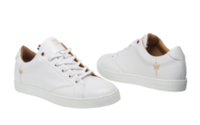 
      Sneaker Baron Papillon Basse blanche initiales
  