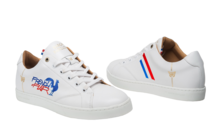 
      Sneaker basse blanche custom French Flair
  