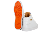 
      Sneaker Baron Papillon Mid blanche initiales
  