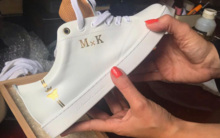 
      Sneaker Baron Papillon Basse White Initials
  