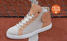 
      Sneakers Barons Papillom mid toile champagne
  