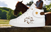 
      Sneaker Baron Papillon Mid blanche Rider
  