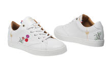 
      Sneaker Baron Papillon Basse blanche Fête des mères 3 fleurs
  