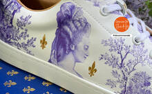 
      Sneaker Barons Papillom basse Marie-Antoinette Amethyste Fleur de Lys
  