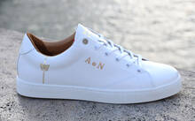 
      Sneaker Baron Papillon Basse blanche initiales
  