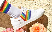 
      Sneaker Baron Papillon Basse blanche Rainbow
  