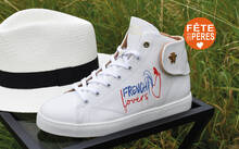 
      Sneaker Baron Papillon Mid blanche French Lovers
  