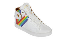 
      Sneaker Baron Papillon Mid blanche Rainbow
  