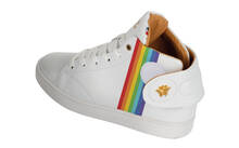 
      Sneaker Baron Papillon Mid blanche Rainbow
  