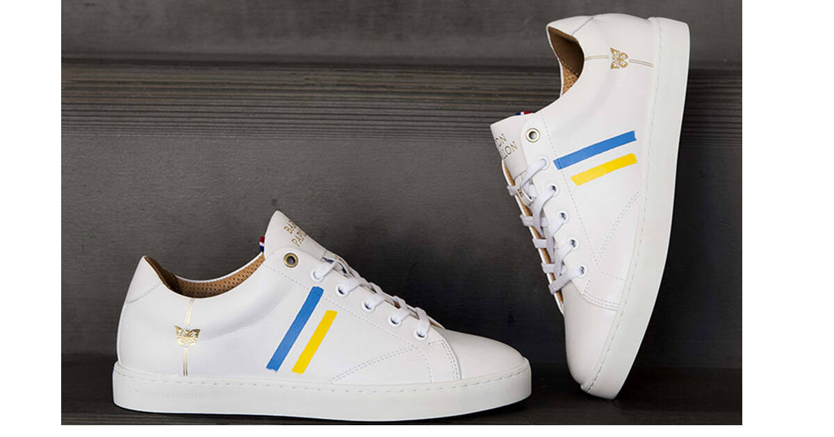 Shoes La Basse Ukraine Baron Papillon Sneakers Made in France