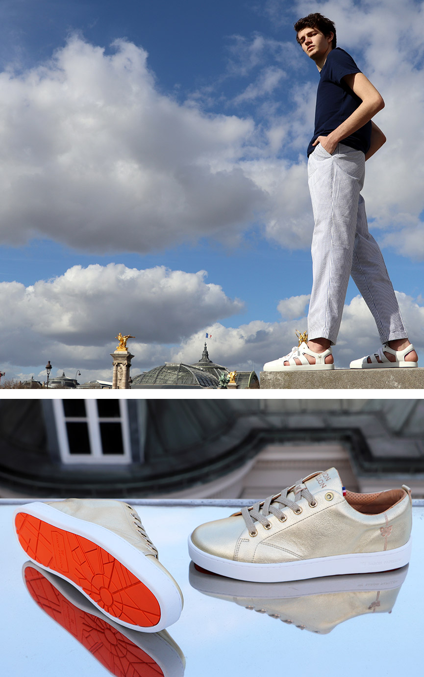 Sneakers de luxe made in France