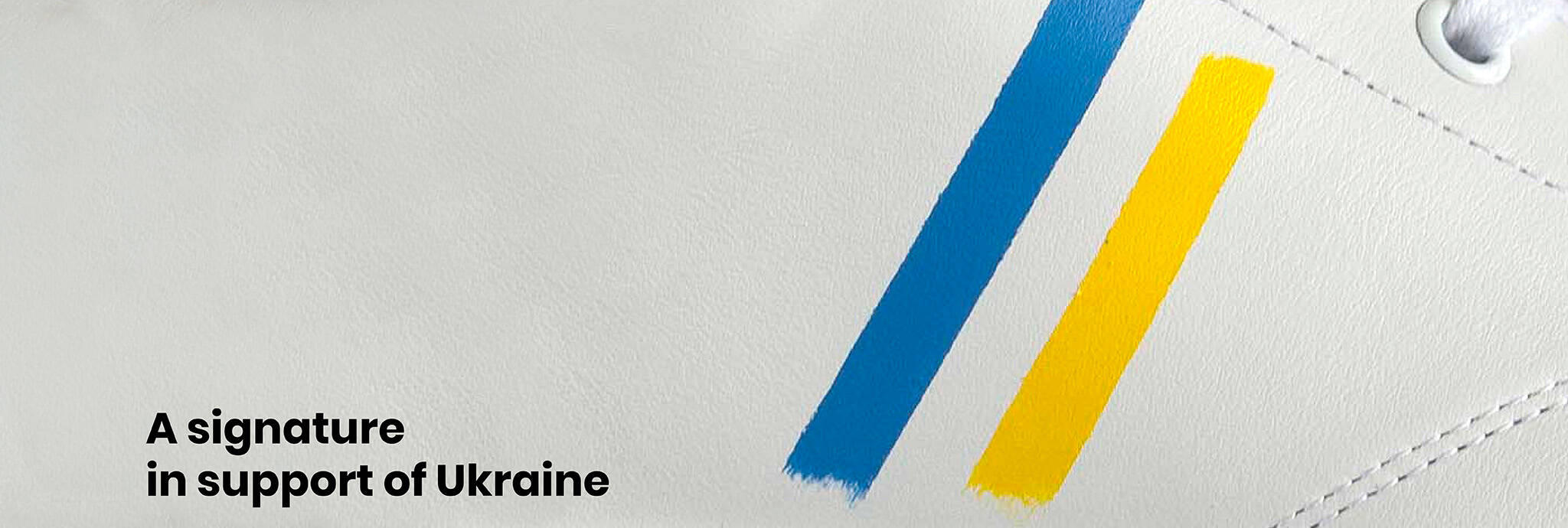 A signature in support of Ukraine