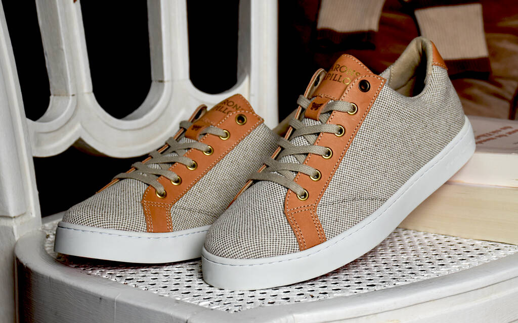 La Basse Toile champagne Createur de Sneakers haut de gamme et ethiques fabriquees en France Baron Papillon Sneakers Made in France