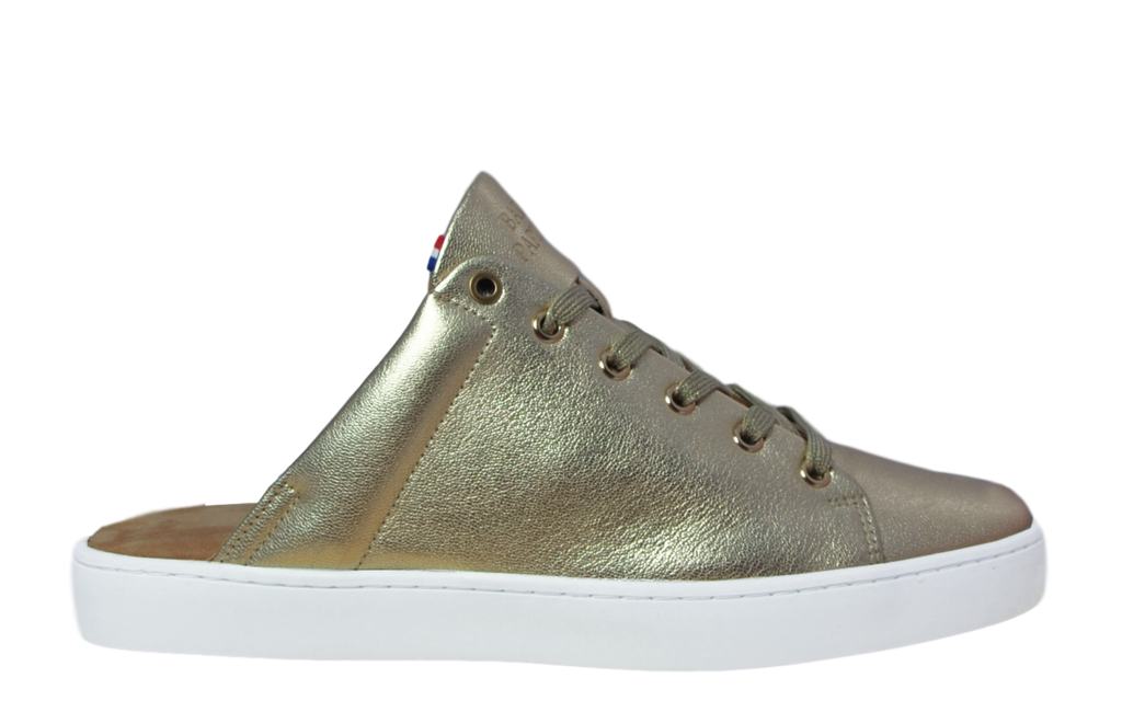 
      Sneaker Mule Baron Papillon Champagne doré
  