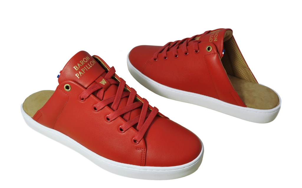 
      Sneaker Mule Baron Papillon Rouge
  