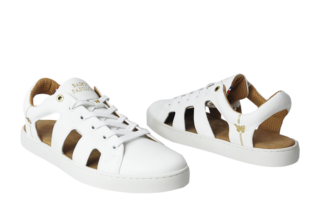 
      Sneaker d'été Baron Papillon Blanc
  