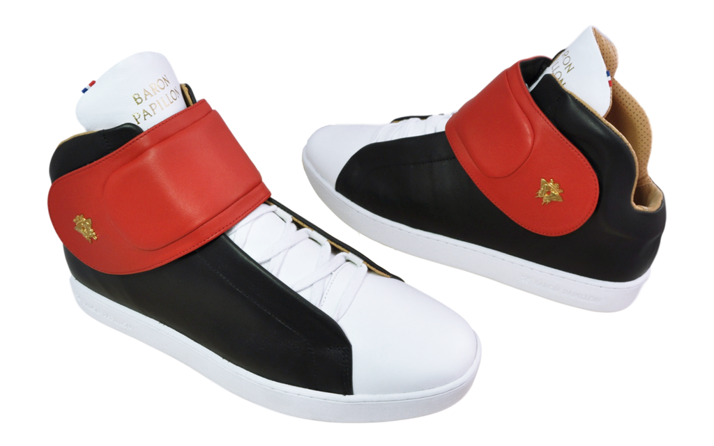 
      Sneaker Baron Papillon Mid Scratch black/red
  