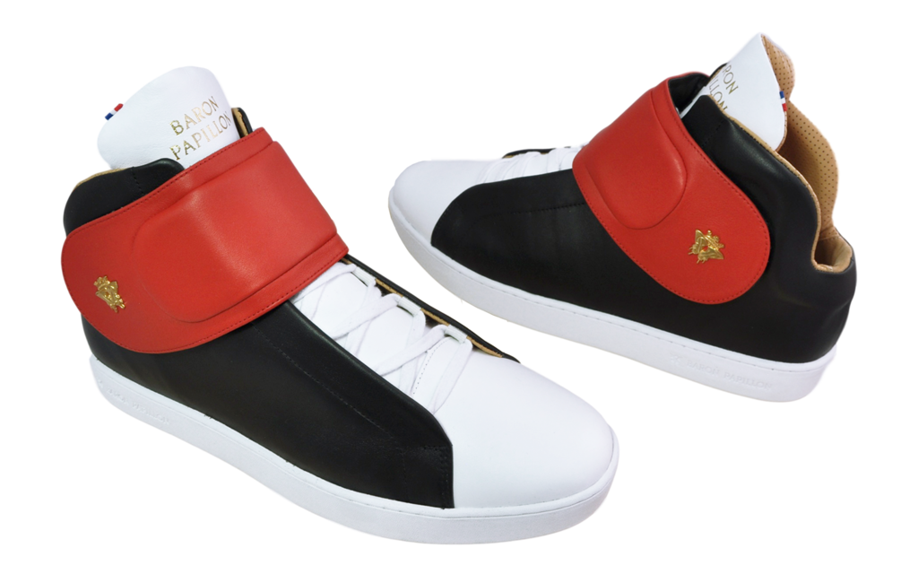 
      Sneaker Baron Papillon Mid Scratch noir/rouge
  