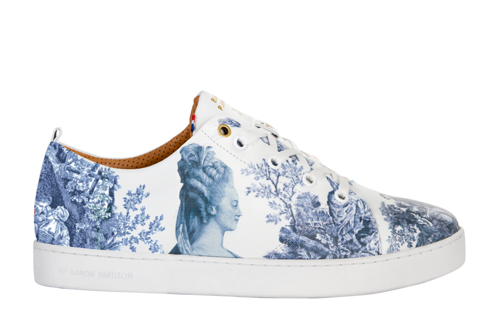 
      Sneaker Baron Papillon Basse Marie-Antoinette bleue
  