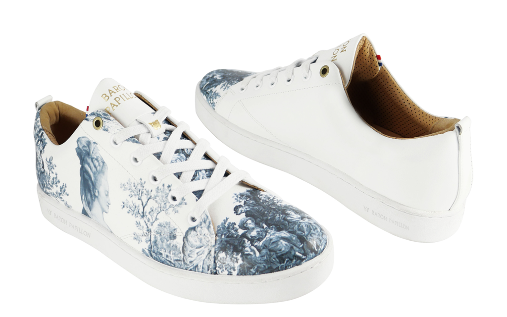 
      Sneaker Baron Papillon Basse Marie-Antoinette bleue
  