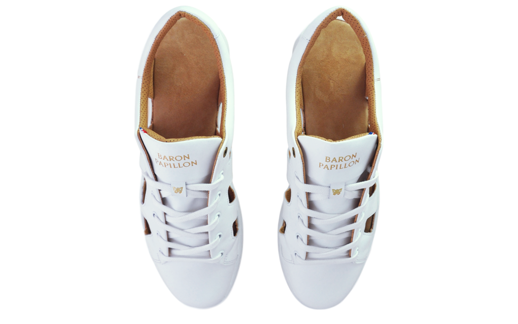 
      Sneaker d'été Baron Papillon Blanc
  