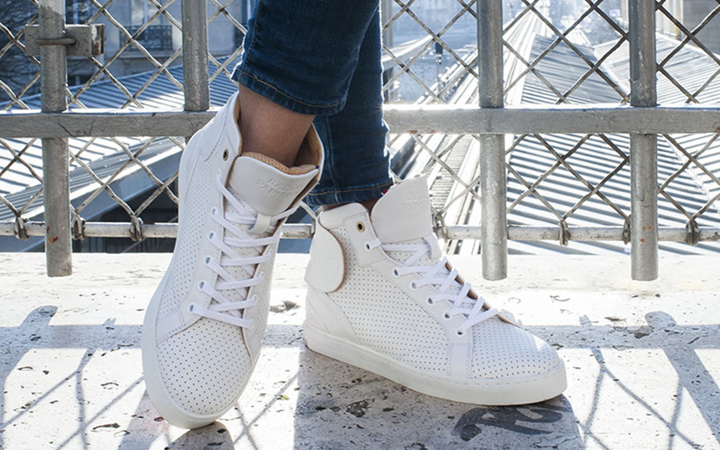 
      Sneaker Baron Papillon Mid Royal Original Blanche Perforée
  