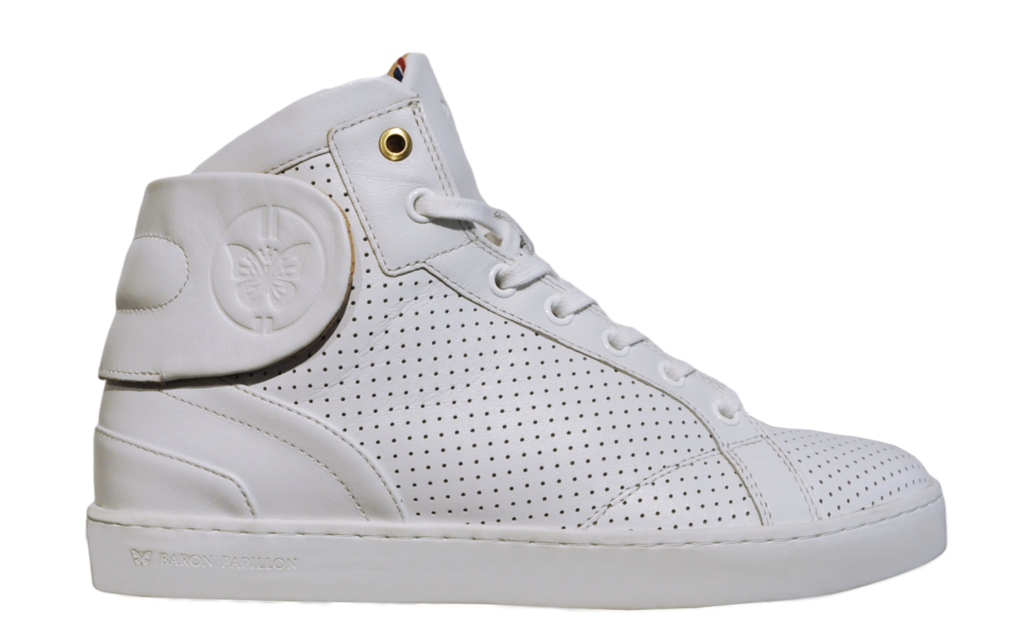 
      Sneaker Baron Papillon Mid Royal Original Blanche Perforée
  