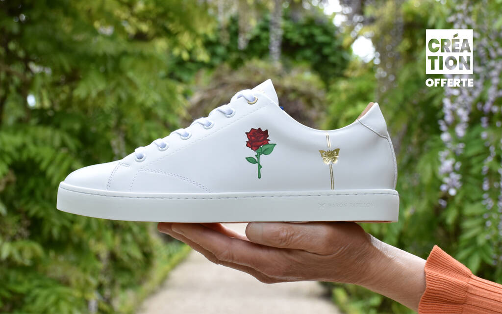 
      Sneaker Baron Papillon Basse Fête des Mères "roses"
  